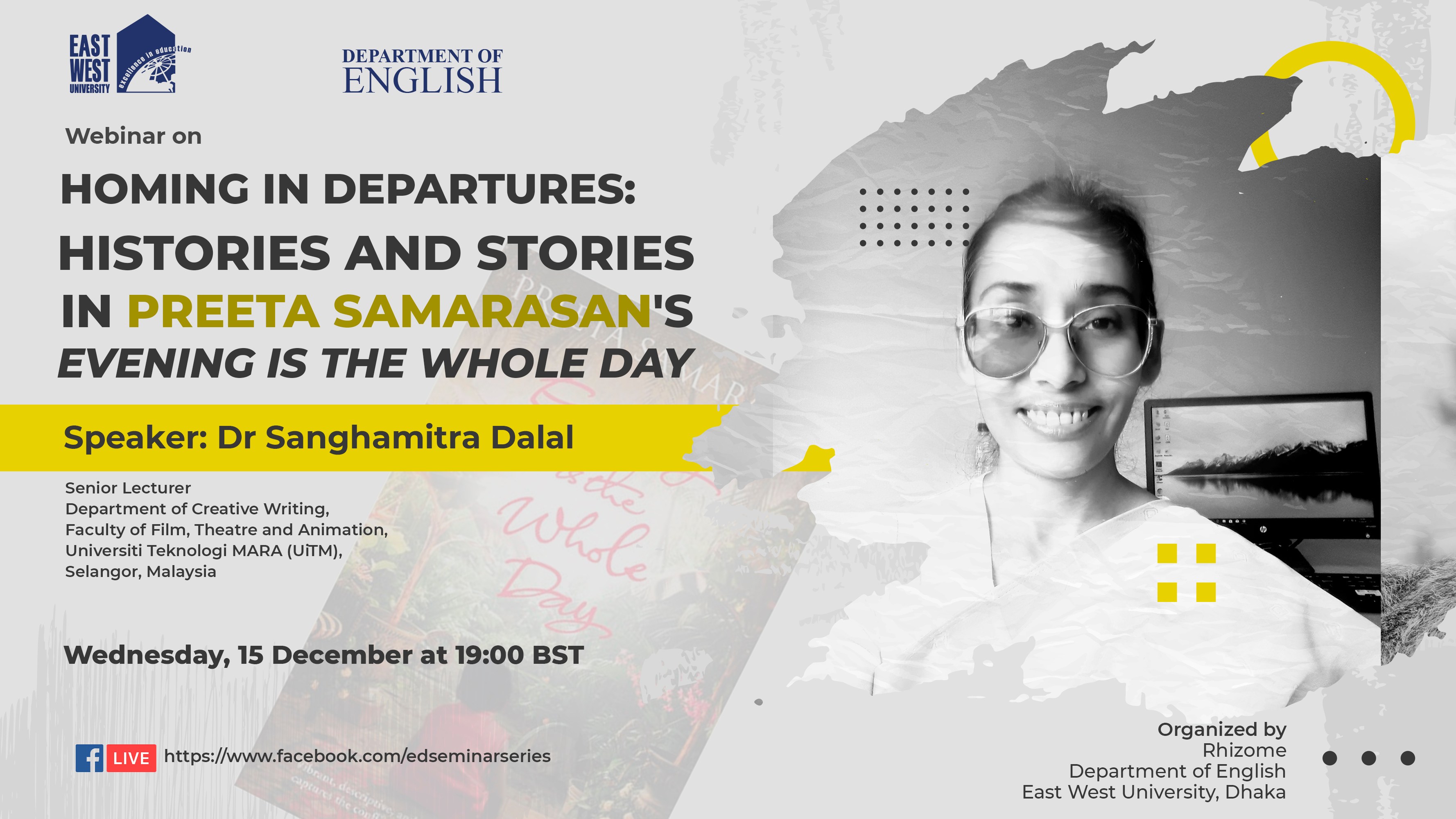 Webinar on “Homing in Departures: Histories and St...