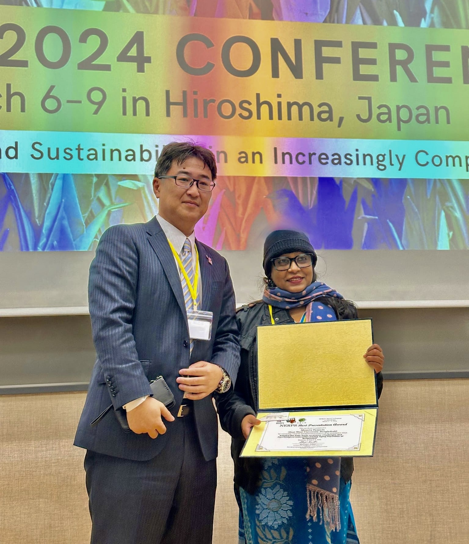 Bangladesh Scholar Shines at NERPS Conference in H