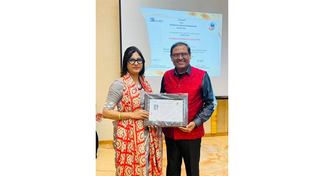 Professor Dr. Dilara Begum Honored with Prestigiou
